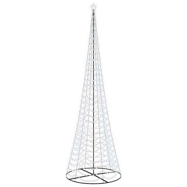 vidaXL LED spirálový vánoční stromek s podstavcem EKENAS 500 cm
