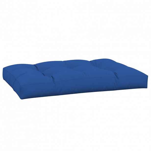 vidaXL Poduška na palety královsky modrá 120 x 80 x 12 cm textil