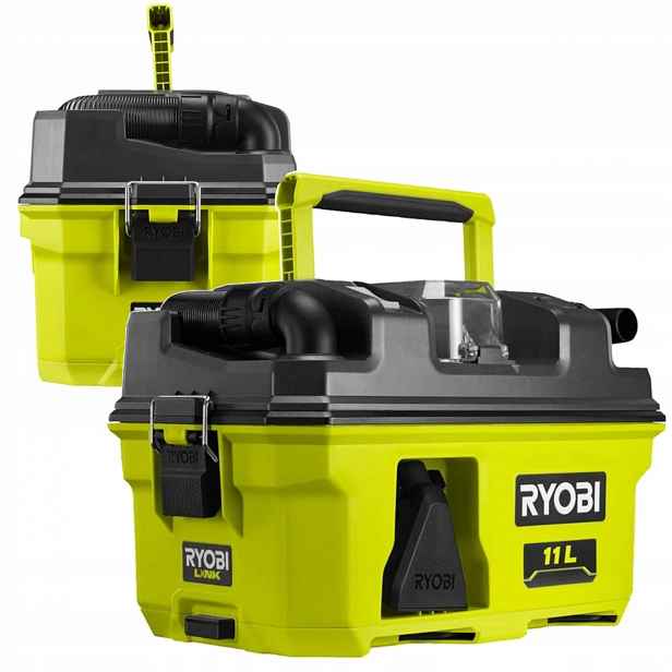 Akumulátorový Vysavač Na Suché I Mokré Vysávání 11 L Ryobi RV1811-0