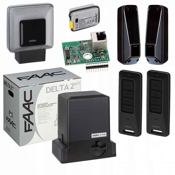 Faac DELTA2+ Smart WiFi Xwbl+ Lampa+ Pilot XT4 Fds 2ks pohon brány