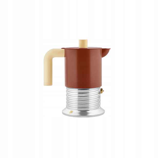 Kávovar na indukci Alessi Vite PM01/6 Br – 6 šálků, hnědý