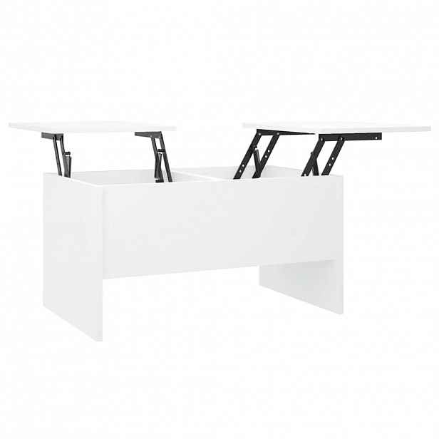 vidaXL Konferenční stolek bílý 80 x 50 x 42,5 cm kompozitní dřevo