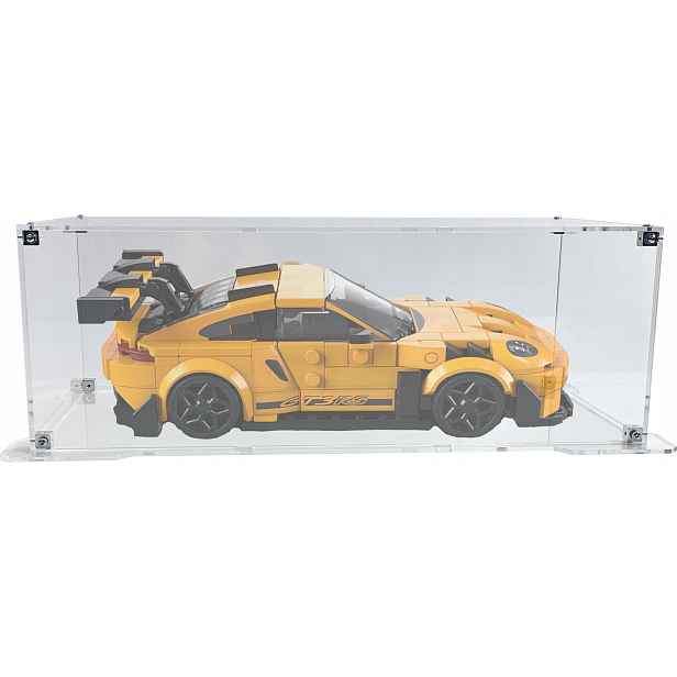Vitrína s podstavcem Drewlandia pro stavebnici Lego 77239 – Porsche 911 GT3 Rs