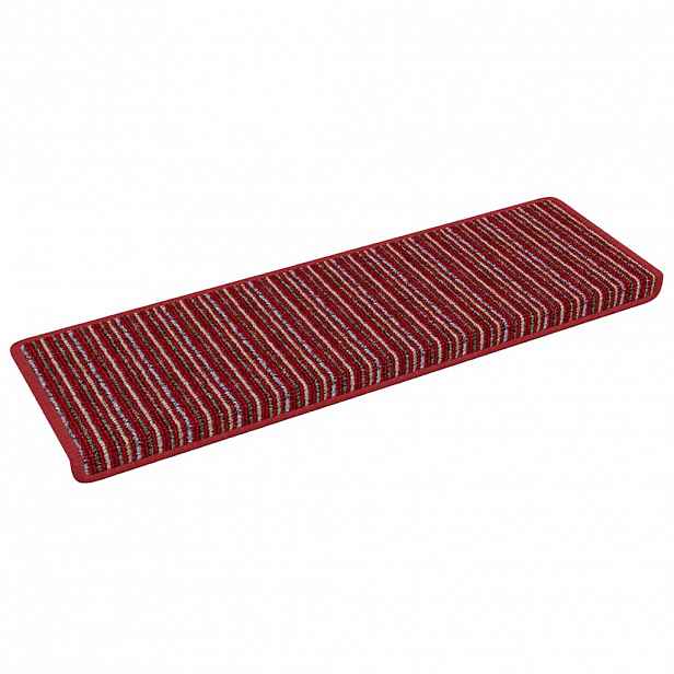 vidaXL Samolepicí schodové rohože 15 ks 65 x 21 x 4 cm Non-Slip