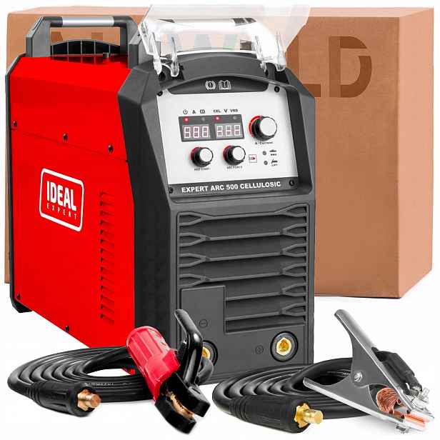 Svařovací Stroj Ideal Expert Arc 500 Cellulosic Mma Tig Lift 400V 500A Ocel Litina
