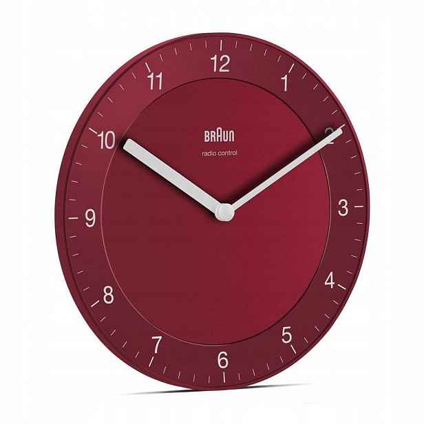 Červený Klasický Rádiový Časovač Braun BC06B-RC DC