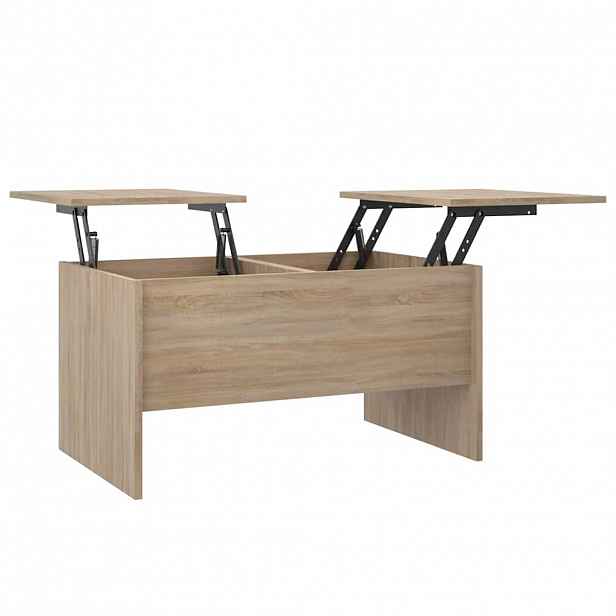 vidaXL Konferenční stolek dub sonoma 80x50x42,5 cm kompozitní dřevo