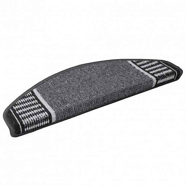 vidaXL Samolepicí schodové rohože 15 ks 65 x 21 x 4 cm Non-Slip