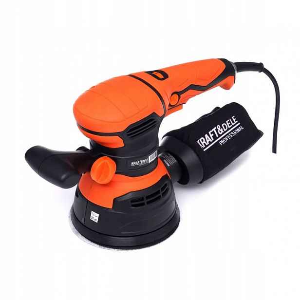 Excentrická bruska 1200 W s regulací otáček a 6 úrovněmi – Kraft&Dele