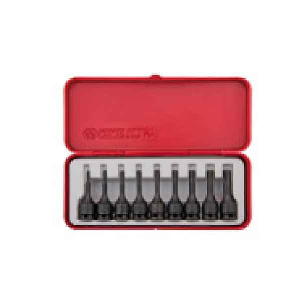Hlavice rázové zástrčné King Tony 3/8 CrMo TORX T10 -T20 mm 3419PP