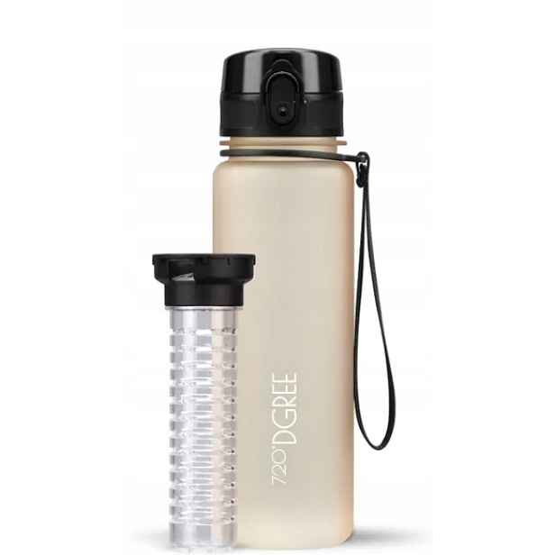 Láhev na vodu 720°DGREE uberBottle 500 ml s infuzérem Bpa Free Tritan