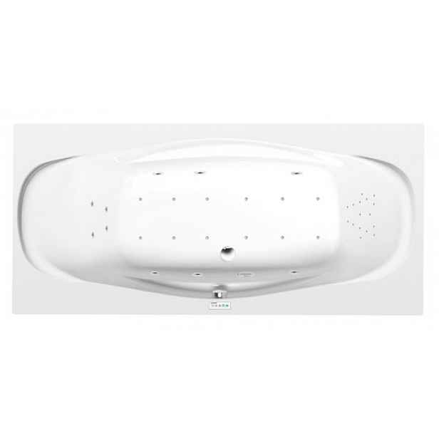 Masážní vana Polysan Garda 190x90 cm Highline Hydro-Air akrylát levá i pravá 14111.6010
