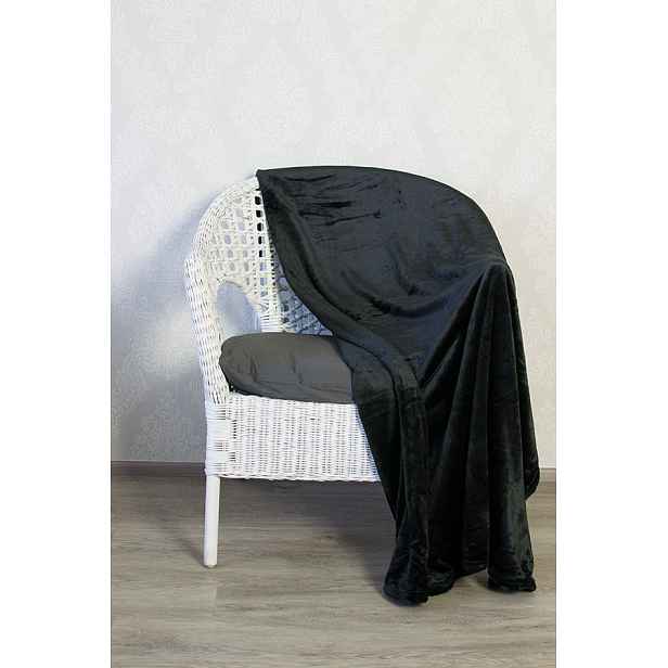 TP Mikroflanelová deka Premium 150x200 - Černá