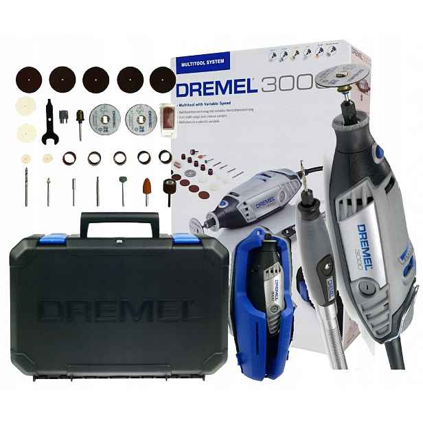 Multifunkční Multibruska Dremel 3000 25 Příslušenství Váleček Kufr