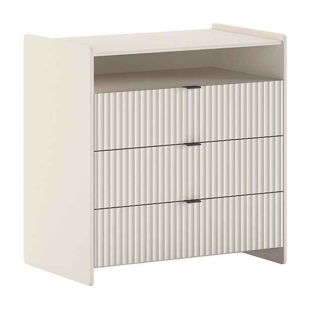 Krémová dětská komoda z MDF 90x92x55 cm Lux – Vipack