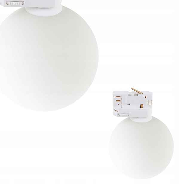 Lampa se skleněným stínidlem tříokruhová Tracer 1xG9 bílá koule Tk Lighting
