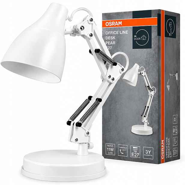Stolní lampa Školní Kreslící Lampa na Stůl E27 Nastavitelná Osram