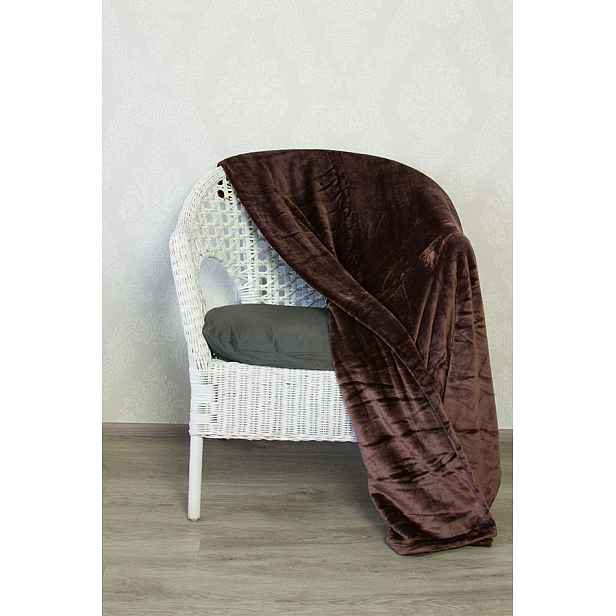 TP Mikroflanelová deka Premium 150x200 - Hnědá