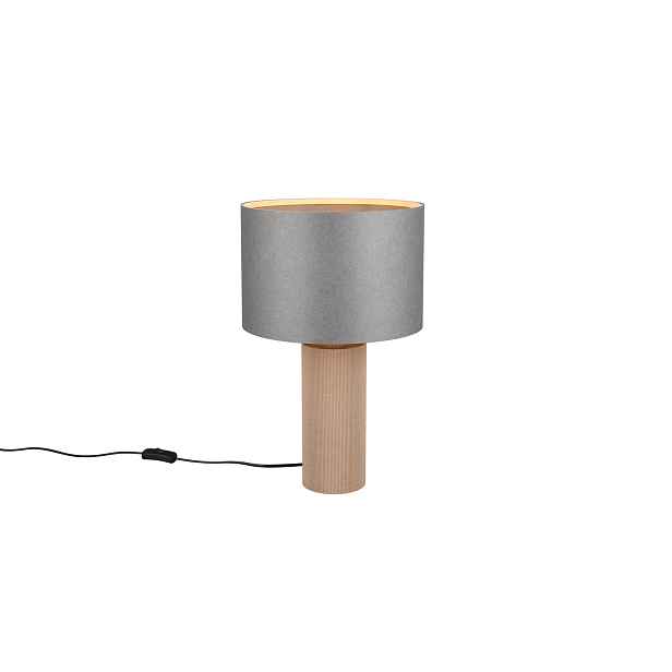 Trio Canio stolní lampa Ø30 cm Šedo-hnědá E27 40W IP20