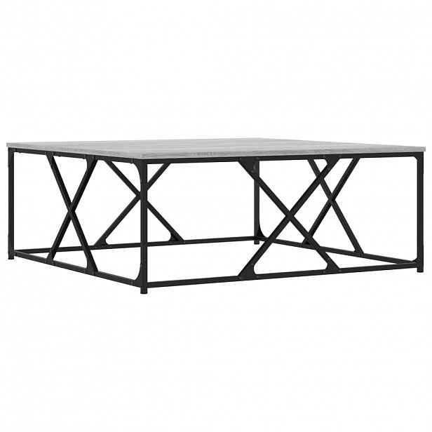 vidaXL Konferenční stolek šedý sonoma 100x100x40 cm kompozitní dřevo
