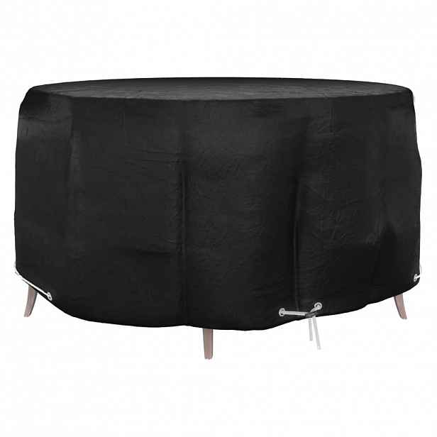 vidaXL Plachta na zahradní nábytek 10 oček Ø 230 x 90 cm kulatá