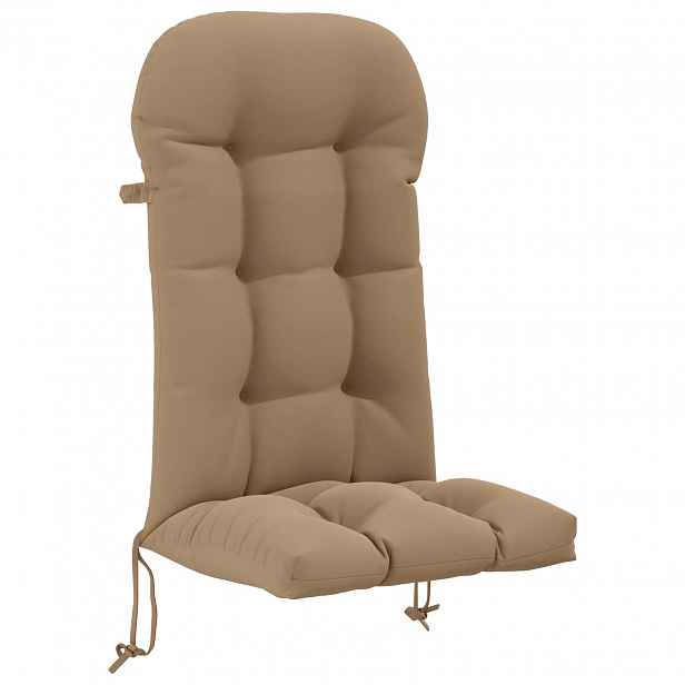 vidaXL Polštář na sluneční lehátko PUTTEN 100% polyester Taupe
