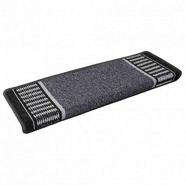vidaXL Samolepicí schodové rohože 15 ks 65 x 21 x 4 cm Non-Slip