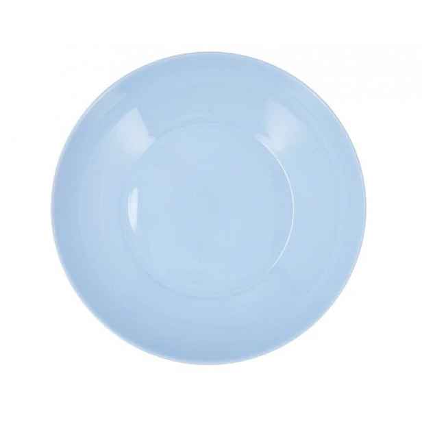 Hluboký talíř Apy 20 cm, modré opálové sklo