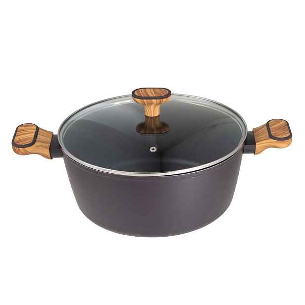 Hrnec Multiclad 28 cm s víkem Bergner Bg-56038 Charcoal