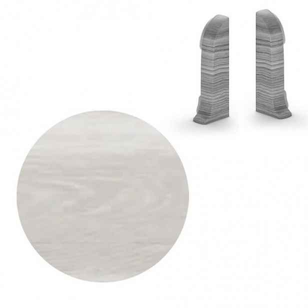 Koncovka k soklu Naturel Geelong , PVC délka 0,5 cm, výška hrany 56 mm, NATNGTKH3