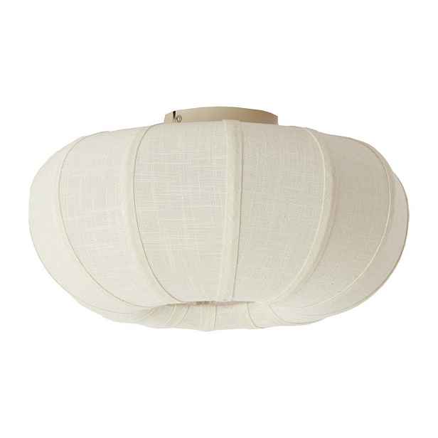 Krémové stropní svítidlo s textilním stínidlem ø 40 cm Zosia – Light & Living