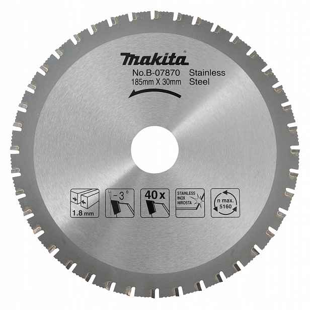 Pilový kotouč Makita B-07870, 185 mm, 40 zubů, 1 kus