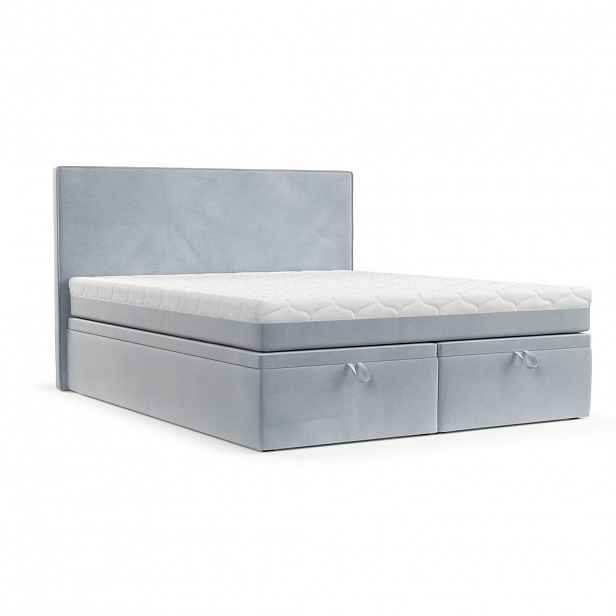 AltaBeds POSTEL BOXSPRING ZALLA 200/200 Světle šedá