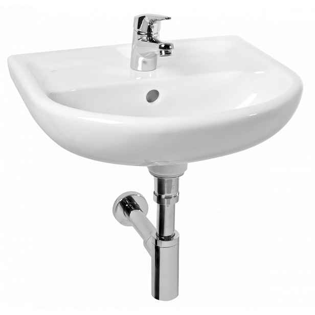 Umyvadlo Jika Lyra plus 65x52 cm otvor pro baterii uprostřed H8143840001041