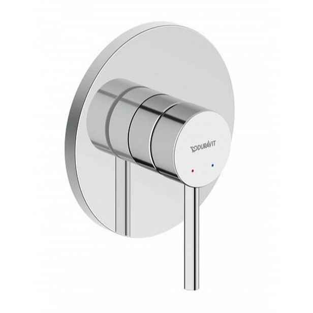 Duravit Circle - Sprchová baterie pod omítku, s tělesem, chrom CE4210007010