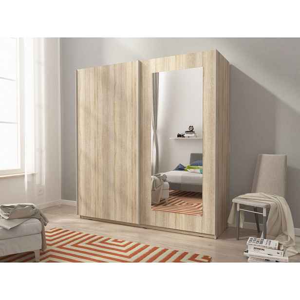 Šatní skříň 150 cm MELODY 8 - dub sonoma