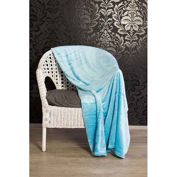 TP Mikroflanelová deka Premium 150x200 - Azurová