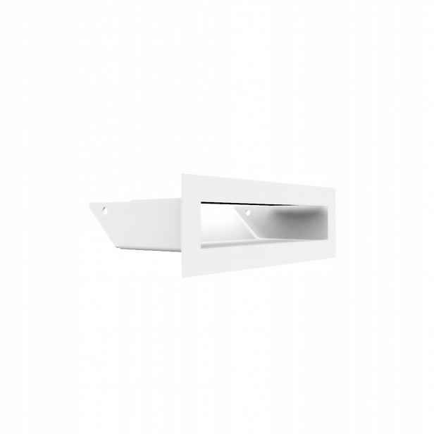 Ventilační Krbová Mřížka Luft pro krb 60x200 bílá 6x20 kovová