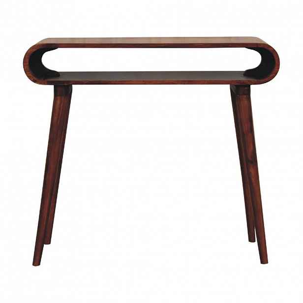 Artisan Furniture KOMODA v kaštanovém provedení, 3 zásuvky, hnědá