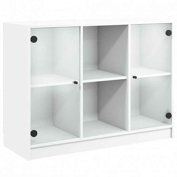 vidaXL Příborník bílý 102 x 37 x 75,5 cm kompozitní dřevo