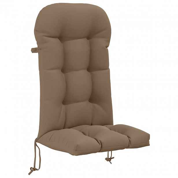 vidaXL Polštář na sluneční lehátko PUTTEN 100% polyester Taupe