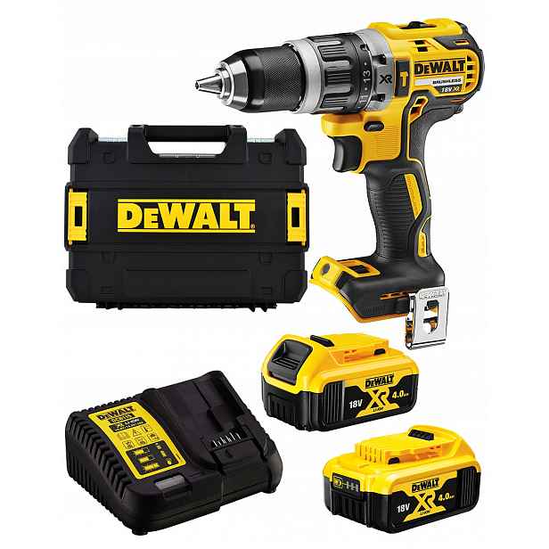 Aku Šroubovák 18V 70Nm S Příklepem 2x4Ah DeWALT DCD796M2 Tstak