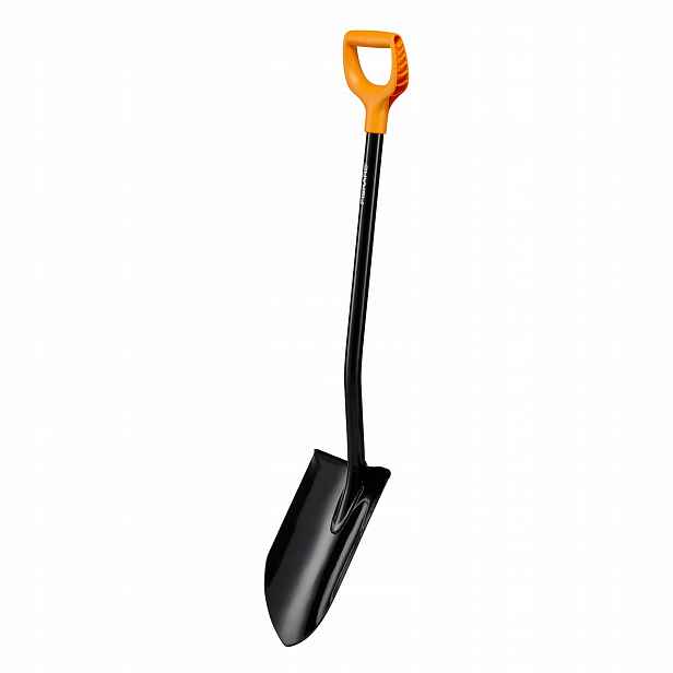 Fiskars Solid Rýč ocelová pro kopání tvrdé půdy, ostrá a velká
