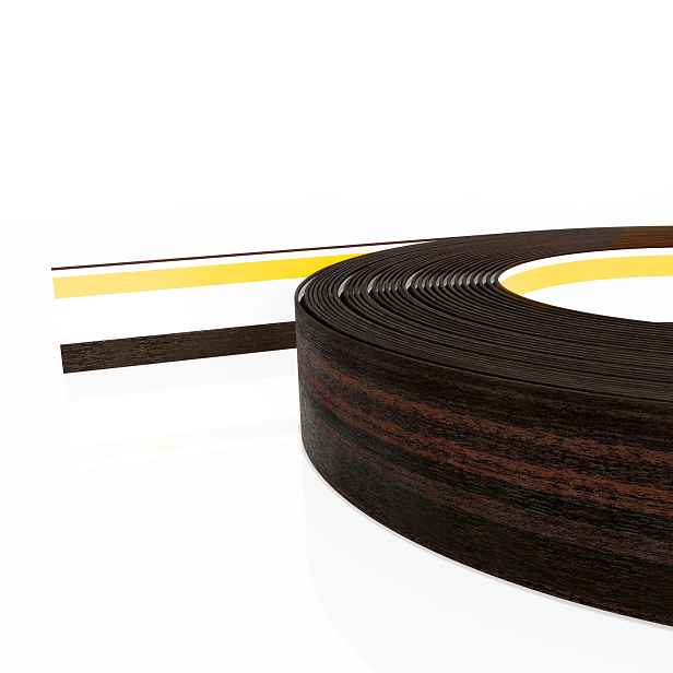 Okenní maskovací lišta plochá Mahagon 40 mm pro Pvc okna 15 m