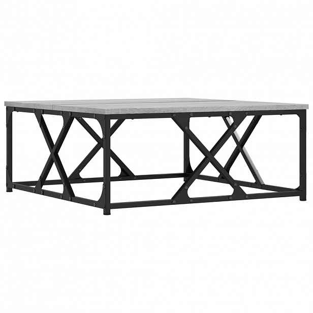 vidaXL Konferenční stolek šedý sonoma 70 x 70 x 30 cm kompozitní dřevo