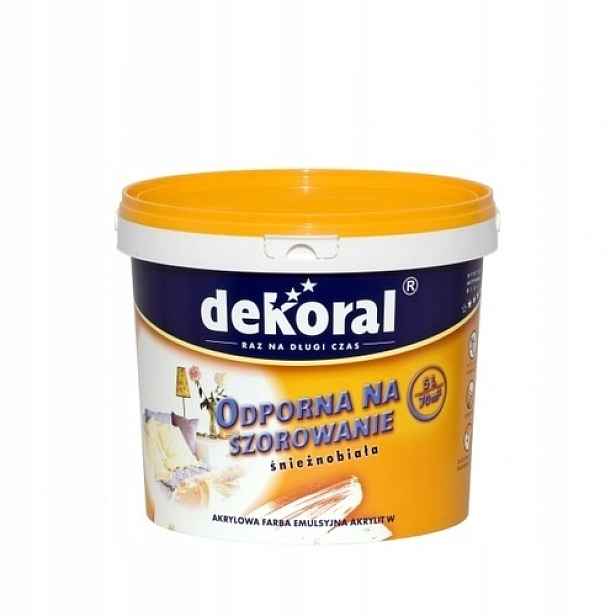 Vnitřní Latexová Emulze Dekoral Akrylit Plus BÍLÁ.10L 5MDL.BIA10