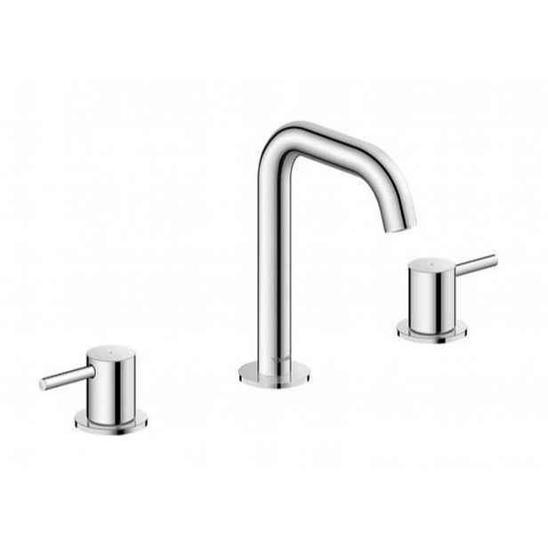 Duravit Circle - Umyvadlová baterie s výpustí Push-Open, 3-otvorová instalace, chrom CE1060005010