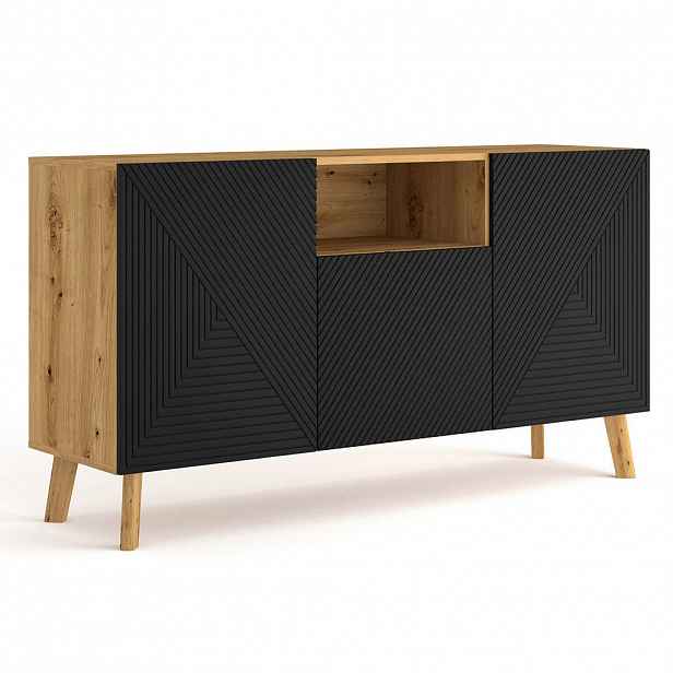 Petits-meubles SIDEBOARD Nexa Dřevo a černá