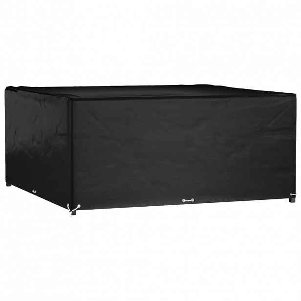 vidaXL Plachta na zahradní nábytek s 16 očky 250x250x90 cm čtvercová