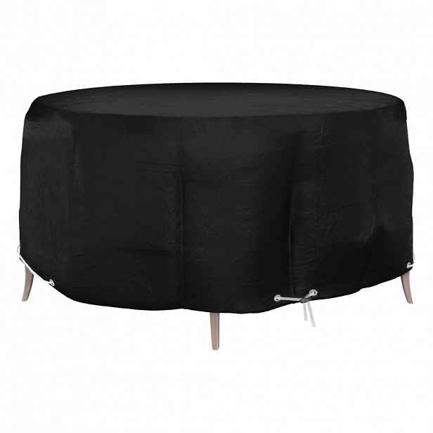 vidaXL Plachta na zahradní nábytek 10 oček Ø 260 x 90 cm kulatá